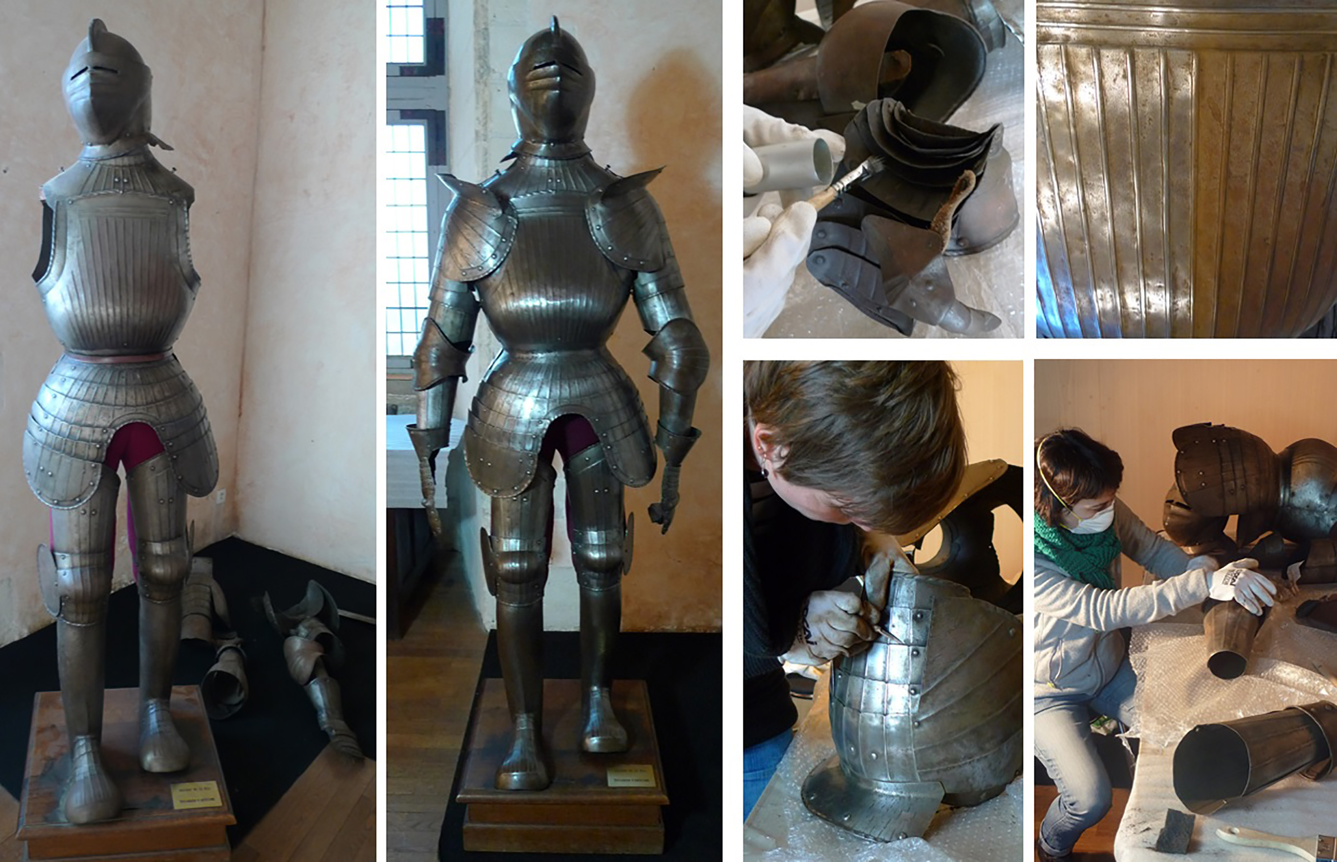 Copie d'une armure dite maximilienne
