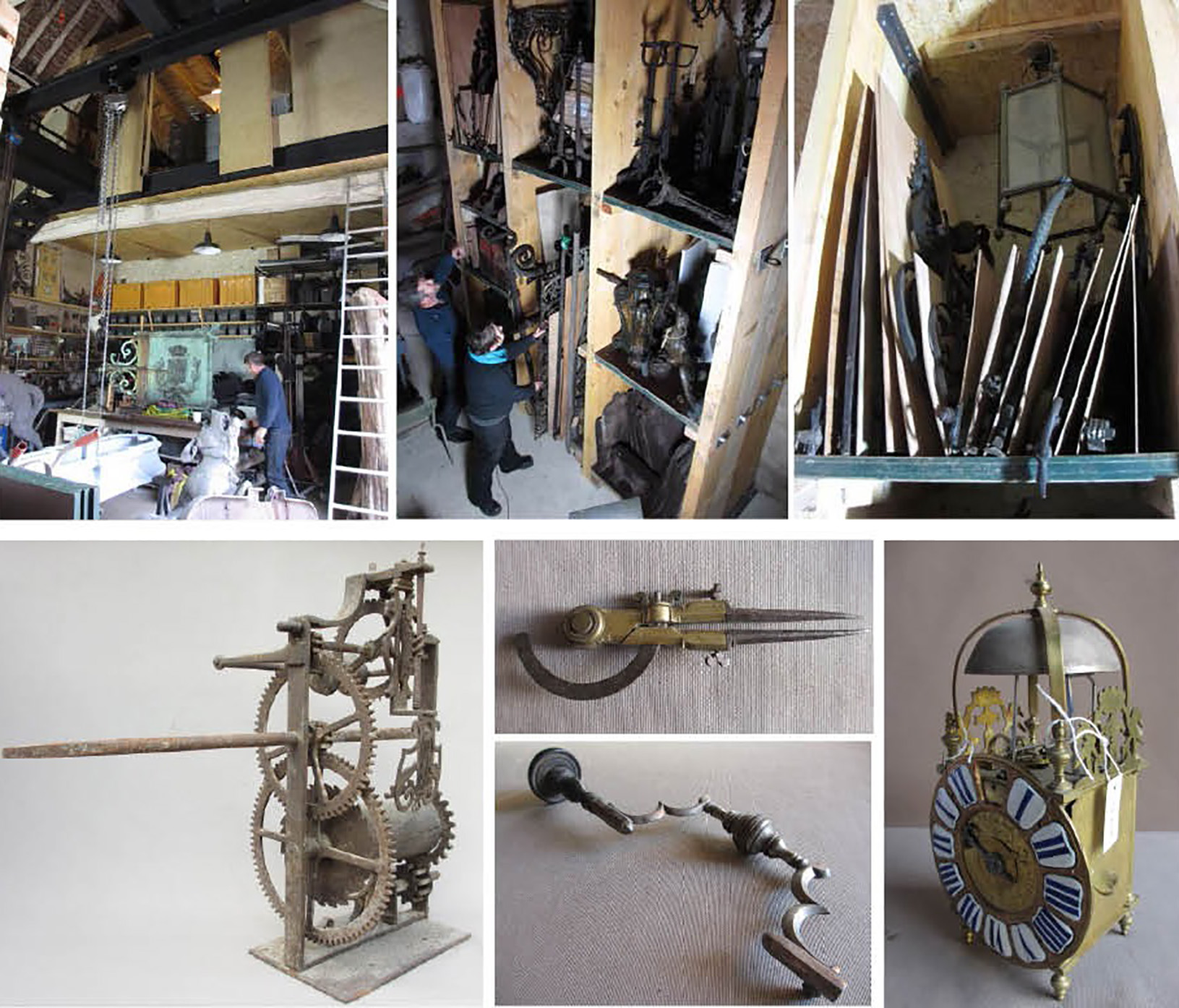 Exemples d'objets appartenant à la collection Biret