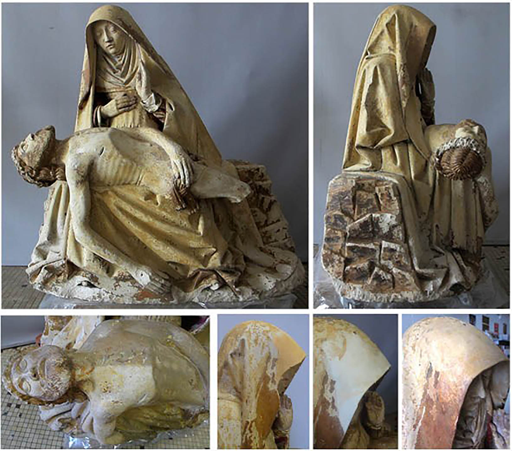 Pietà, Anonyme, vallée de la Loire, Fin XVe-début XVIe siècle